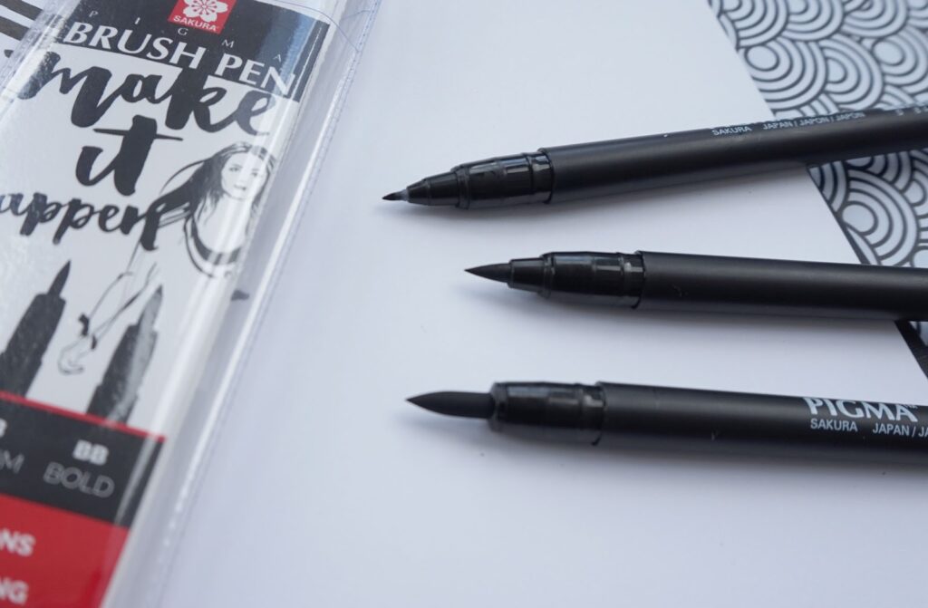 Stiftliebe: Das Sakura Pigma Brush Pen Set im Test